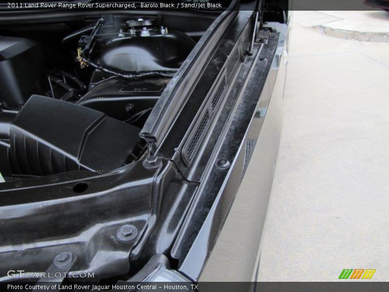 Barolo Black / Sand/Jet Black 2011 Land Rover Range Rover Supercharged