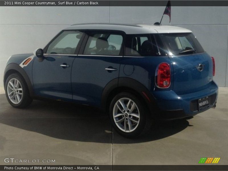Surf Blue / Carbon Black 2011 Mini Cooper Countryman