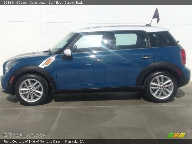 Surf Blue / Carbon Black 2011 Mini Cooper Countryman