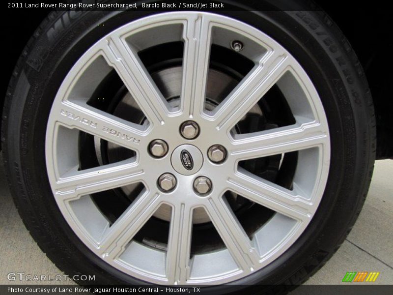 Barolo Black / Sand/Jet Black 2011 Land Rover Range Rover Supercharged