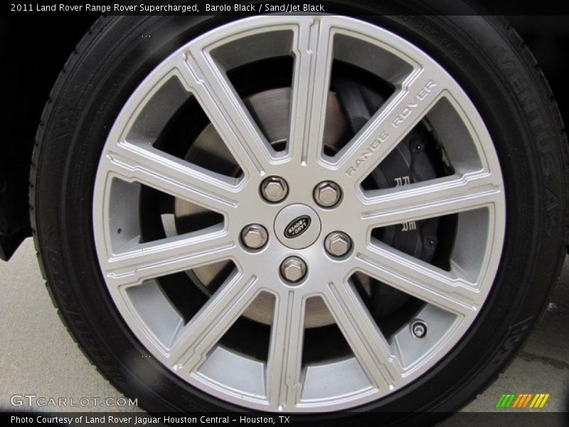 Barolo Black / Sand/Jet Black 2011 Land Rover Range Rover Supercharged