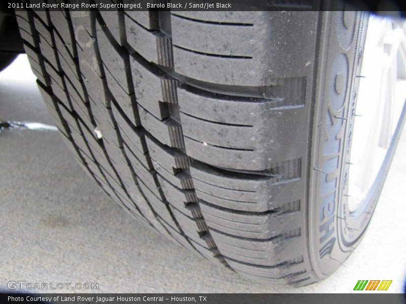 Barolo Black / Sand/Jet Black 2011 Land Rover Range Rover Supercharged