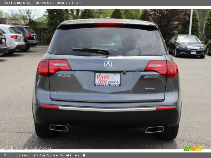 Polished Metal Metallic / Taupe 2011 Acura MDX