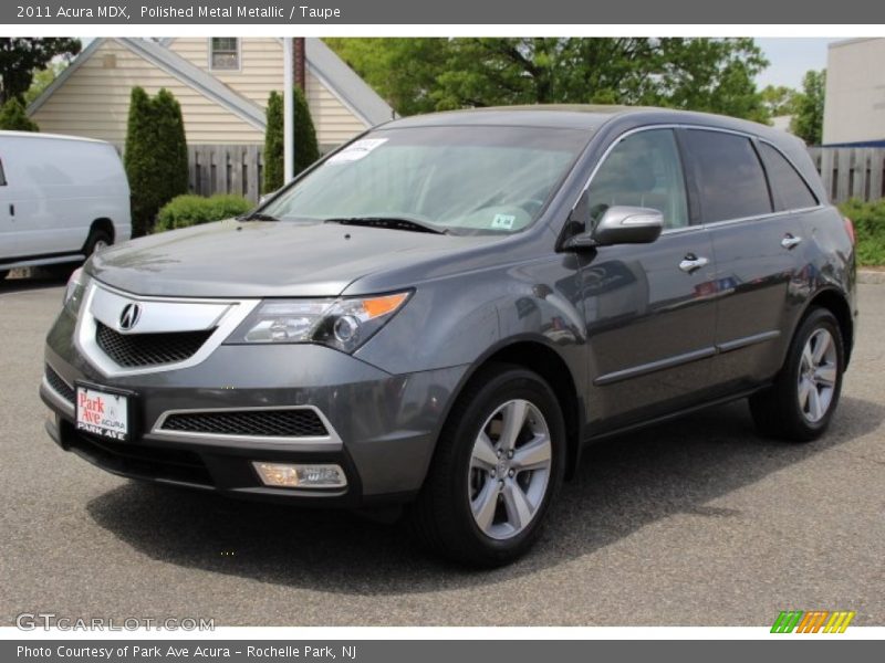Polished Metal Metallic / Taupe 2011 Acura MDX