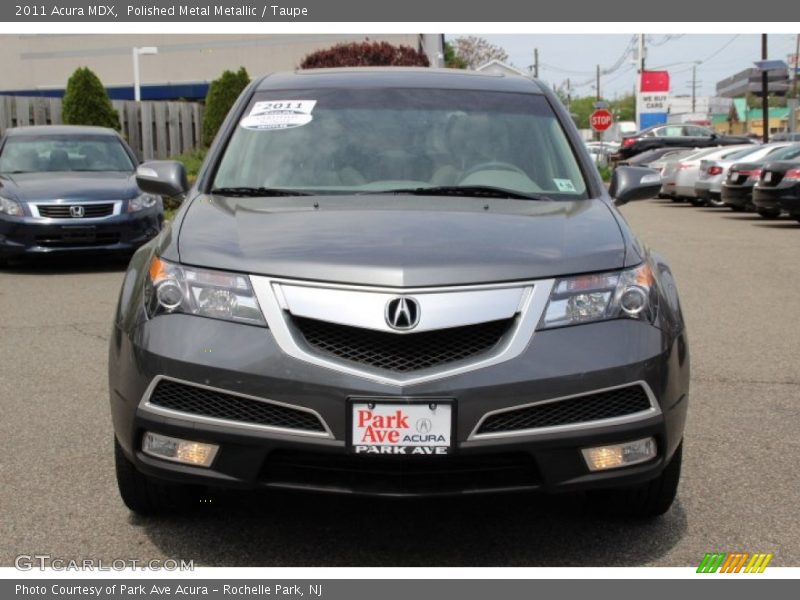 Polished Metal Metallic / Taupe 2011 Acura MDX