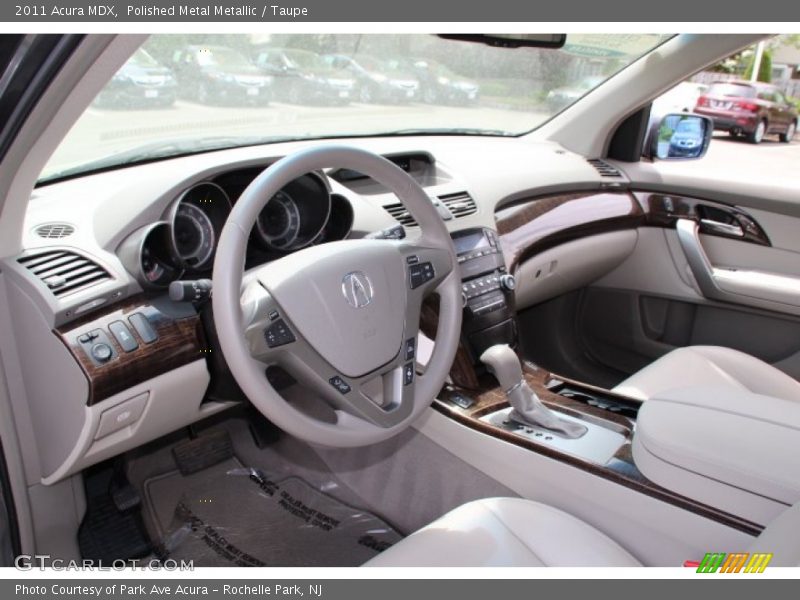 Polished Metal Metallic / Taupe 2011 Acura MDX