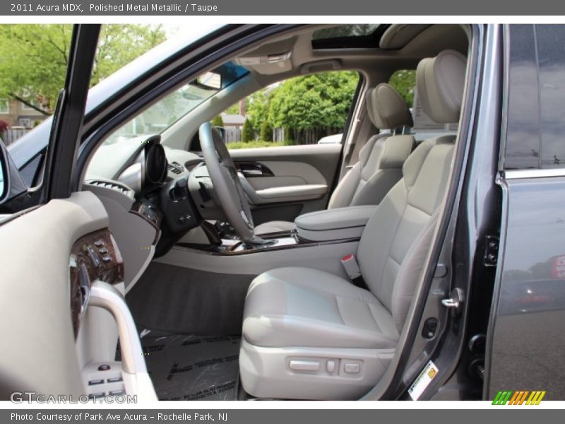 Polished Metal Metallic / Taupe 2011 Acura MDX