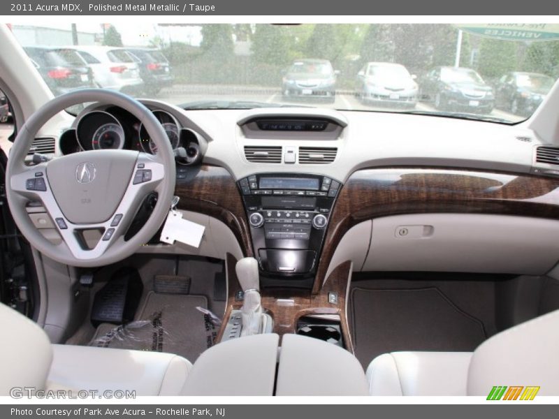 Polished Metal Metallic / Taupe 2011 Acura MDX