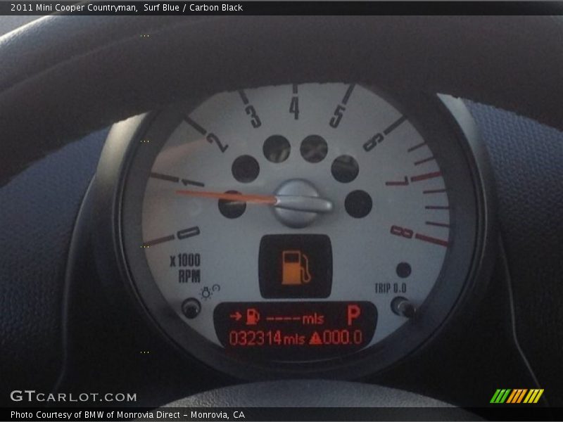 Surf Blue / Carbon Black 2011 Mini Cooper Countryman