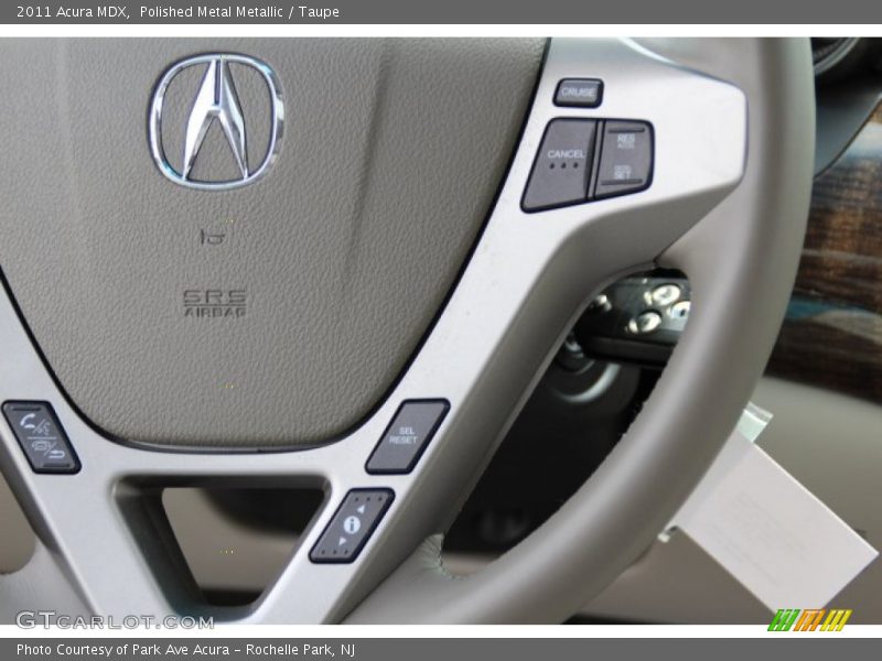 Polished Metal Metallic / Taupe 2011 Acura MDX