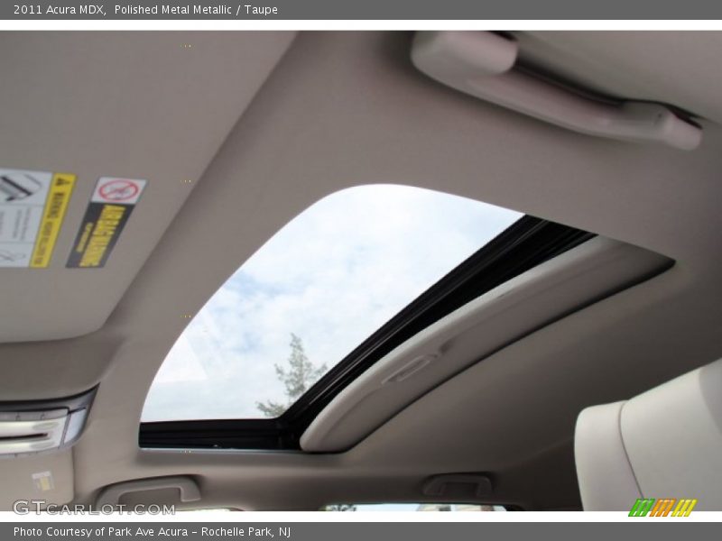 Polished Metal Metallic / Taupe 2011 Acura MDX