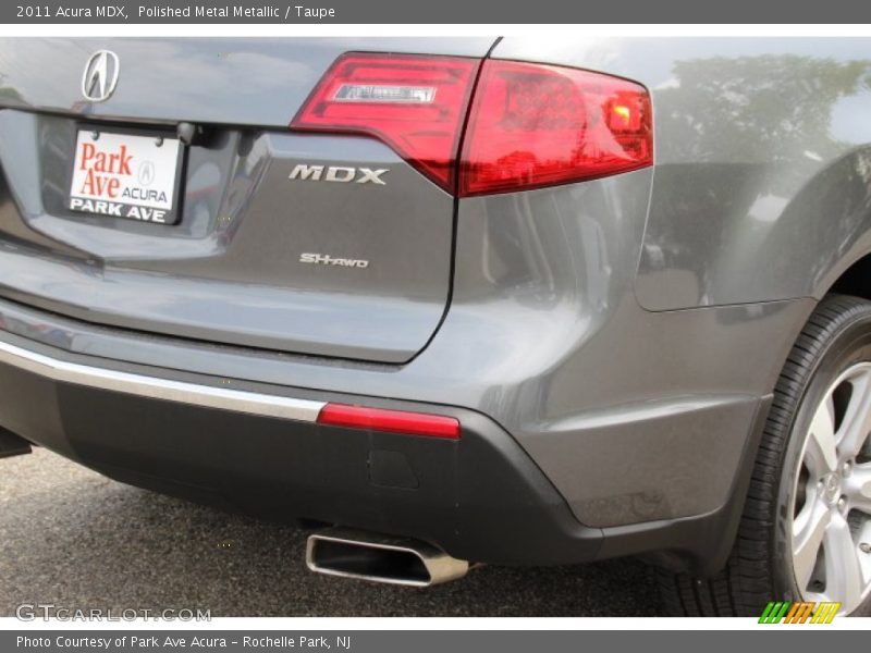 Polished Metal Metallic / Taupe 2011 Acura MDX