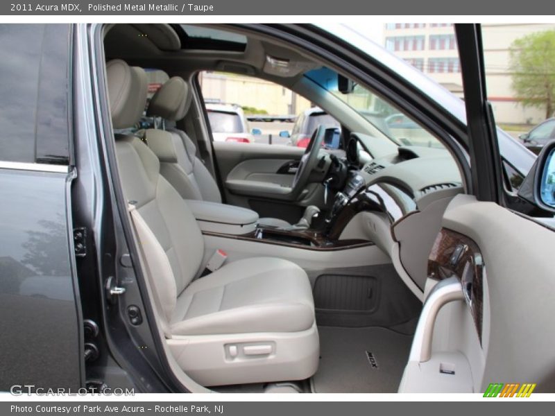 Polished Metal Metallic / Taupe 2011 Acura MDX