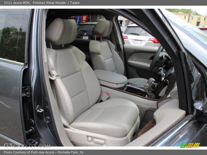 Polished Metal Metallic / Taupe 2011 Acura MDX