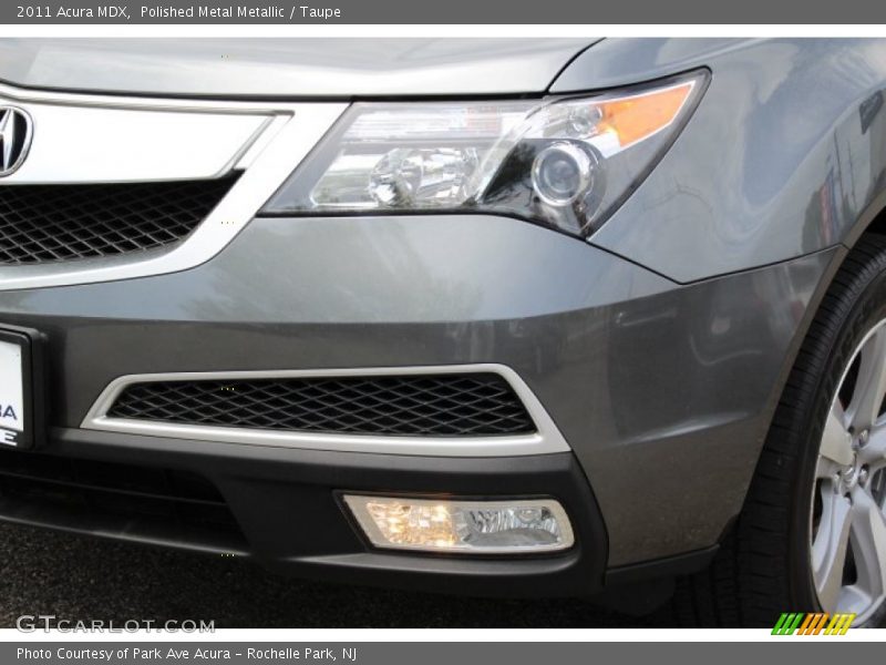 Polished Metal Metallic / Taupe 2011 Acura MDX