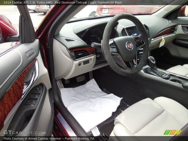  2014 ATS 2.0L Turbo AWD Light Platinum/Jet Black Interior