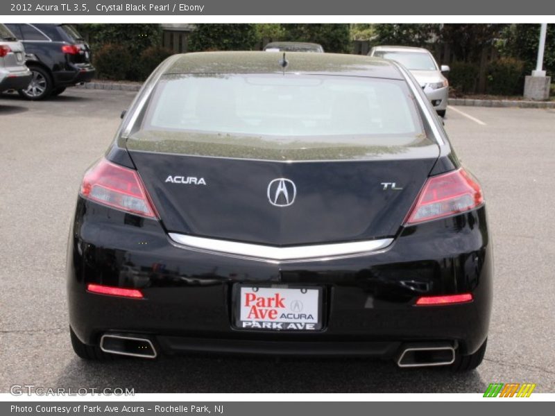 Crystal Black Pearl / Ebony 2012 Acura TL 3.5