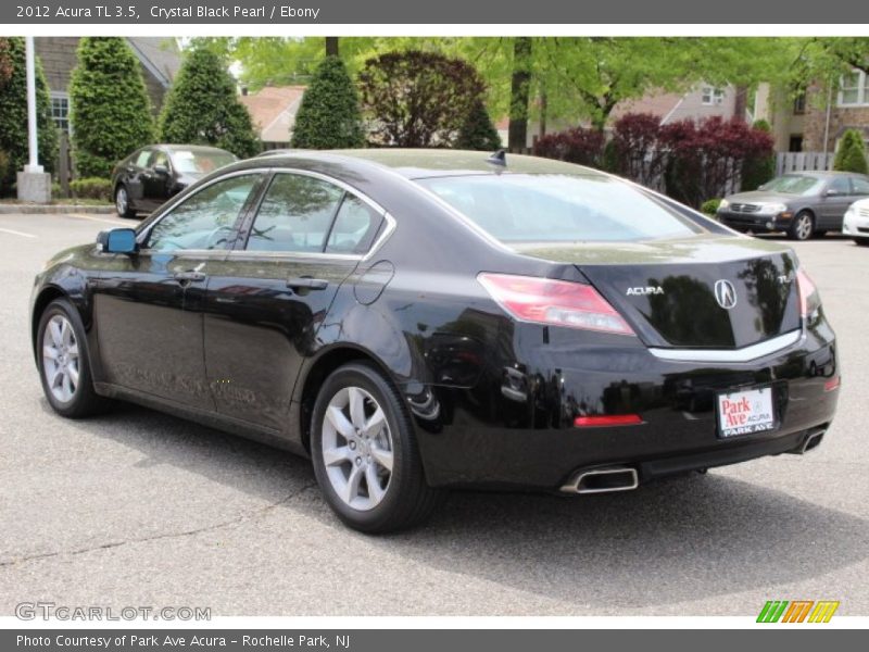 Crystal Black Pearl / Ebony 2012 Acura TL 3.5