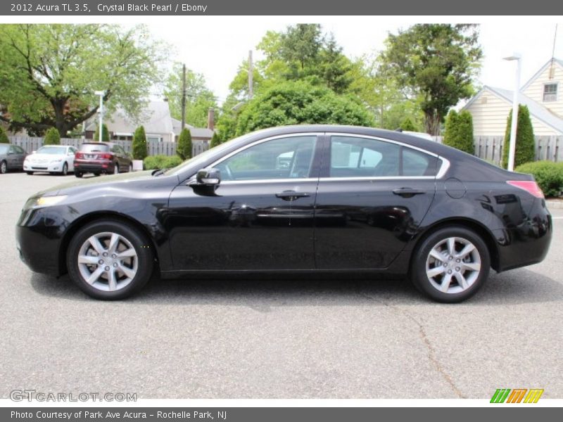 Crystal Black Pearl / Ebony 2012 Acura TL 3.5