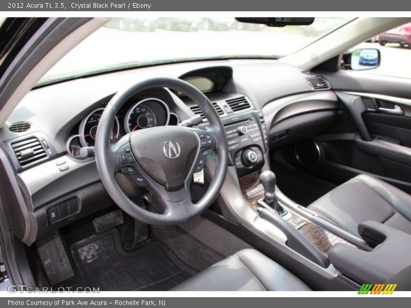Crystal Black Pearl / Ebony 2012 Acura TL 3.5
