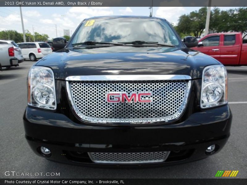 Onyx Black / Ebony 2013 GMC Yukon XL Denali AWD