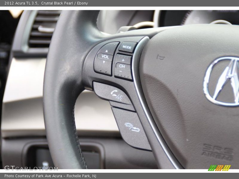 Crystal Black Pearl / Ebony 2012 Acura TL 3.5