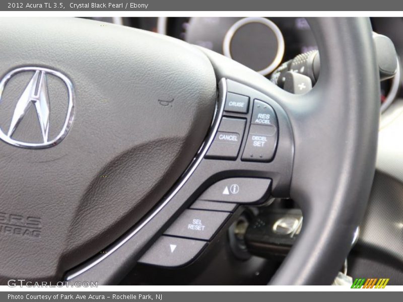 Crystal Black Pearl / Ebony 2012 Acura TL 3.5