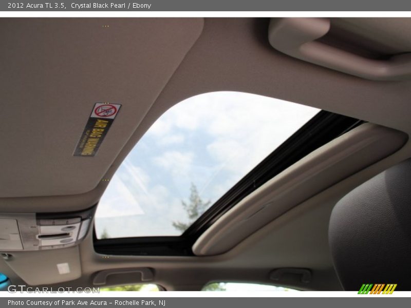 Crystal Black Pearl / Ebony 2012 Acura TL 3.5
