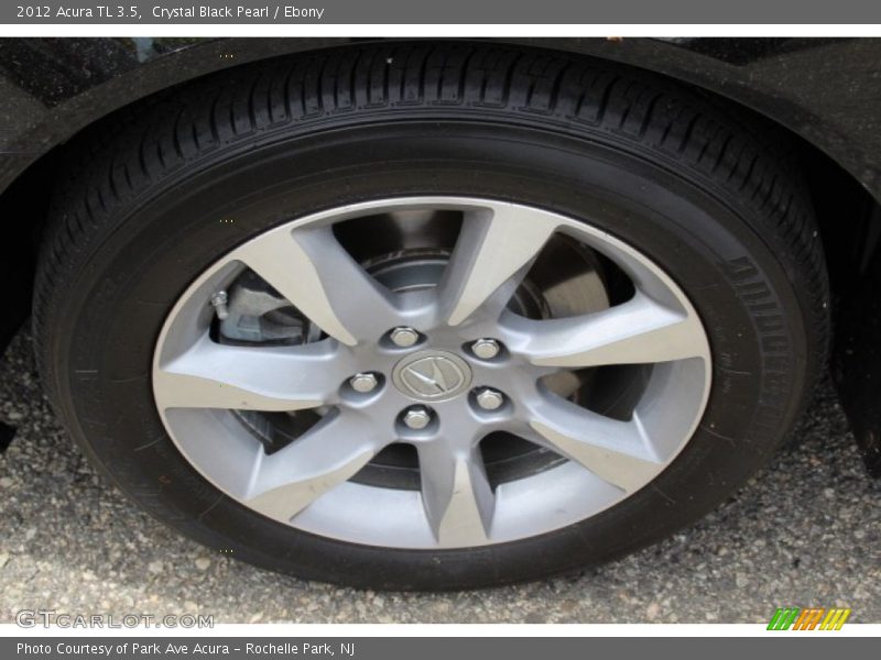 Crystal Black Pearl / Ebony 2012 Acura TL 3.5