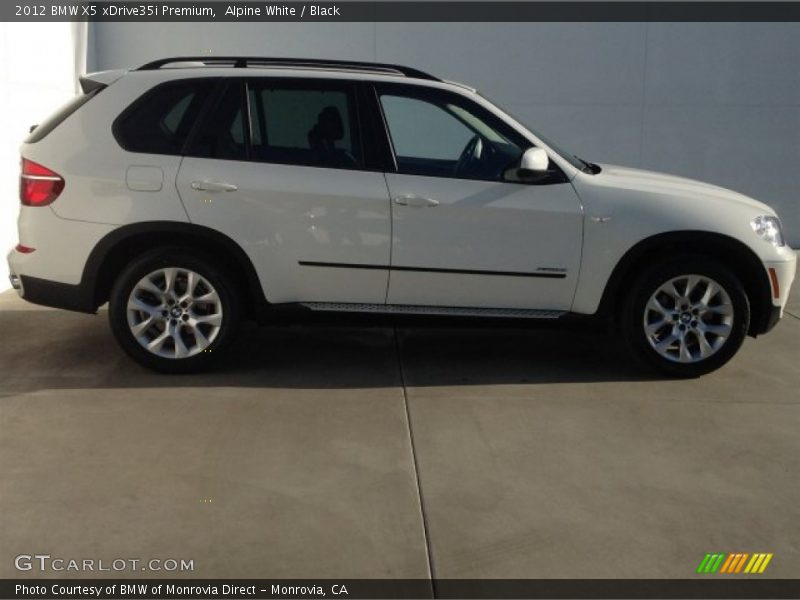 Alpine White / Black 2012 BMW X5 xDrive35i Premium