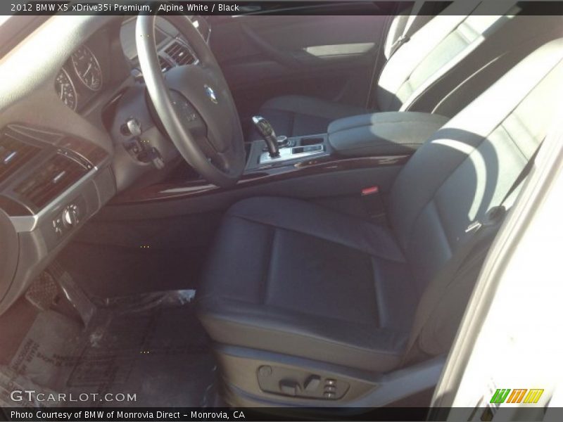 Alpine White / Black 2012 BMW X5 xDrive35i Premium