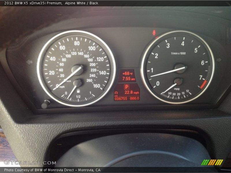 Alpine White / Black 2012 BMW X5 xDrive35i Premium