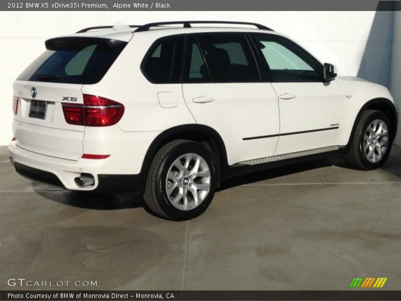 Alpine White / Black 2012 BMW X5 xDrive35i Premium