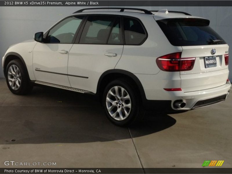 Alpine White / Black 2012 BMW X5 xDrive35i Premium