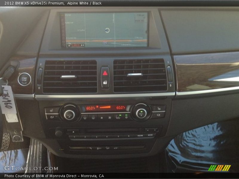 Alpine White / Black 2012 BMW X5 xDrive35i Premium