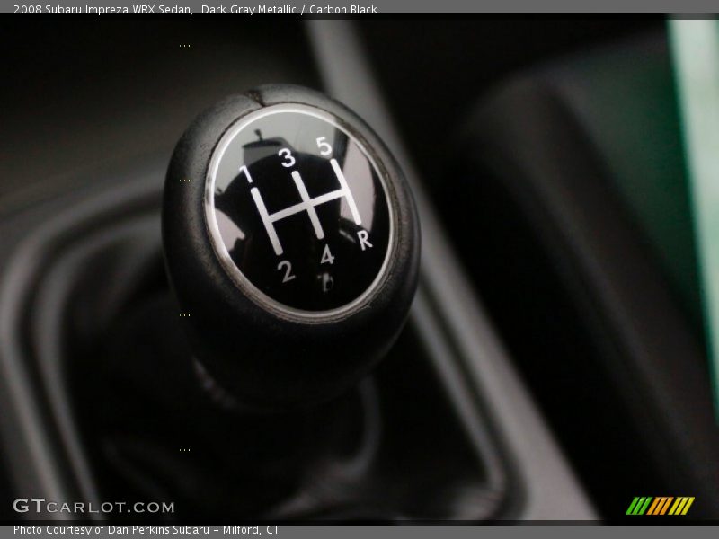 Dark Gray Metallic / Carbon Black 2008 Subaru Impreza WRX Sedan