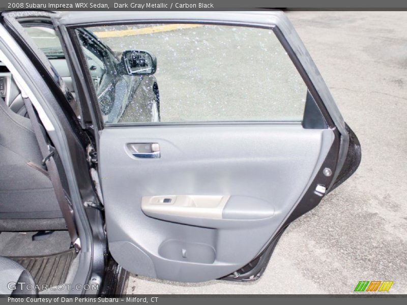 Dark Gray Metallic / Carbon Black 2008 Subaru Impreza WRX Sedan