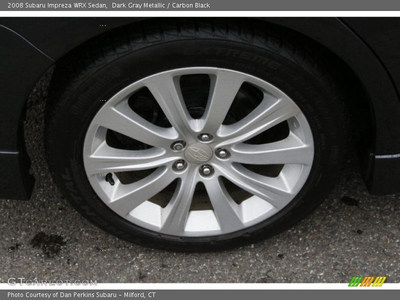 Dark Gray Metallic / Carbon Black 2008 Subaru Impreza WRX Sedan