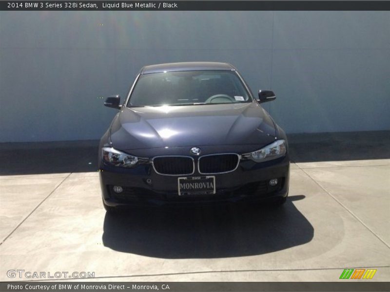 Liquid Blue Metallic / Black 2014 BMW 3 Series 328i Sedan