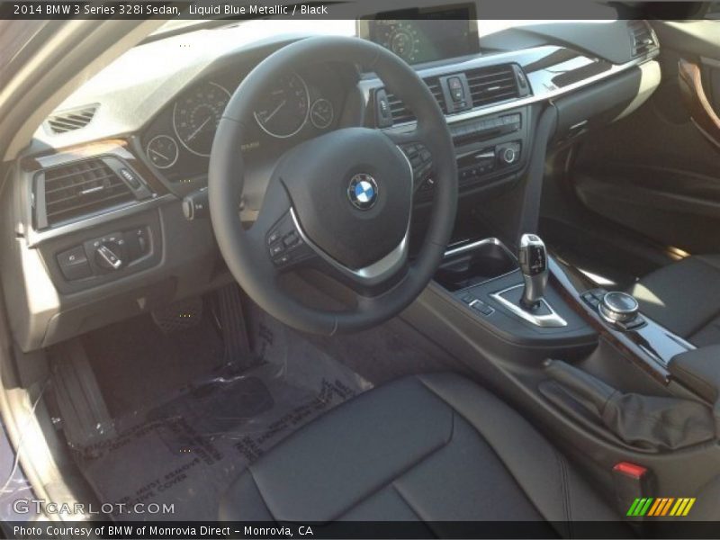 Liquid Blue Metallic / Black 2014 BMW 3 Series 328i Sedan