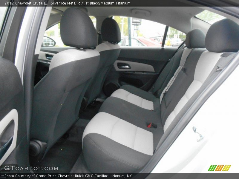 Silver Ice Metallic / Jet Black/Medium Titanium 2012 Chevrolet Cruze LS