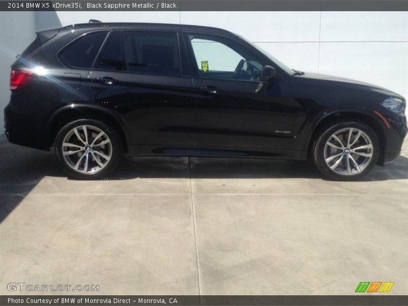Black Sapphire Metallic / Black 2014 BMW X5 xDrive35i