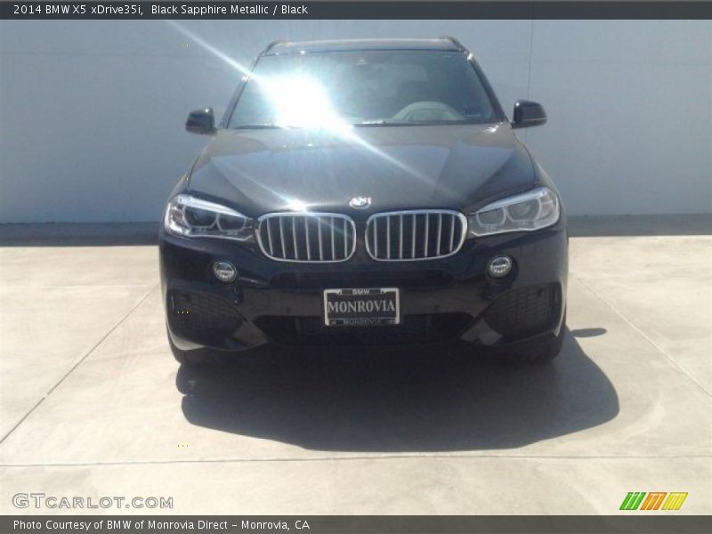 Black Sapphire Metallic / Black 2014 BMW X5 xDrive35i