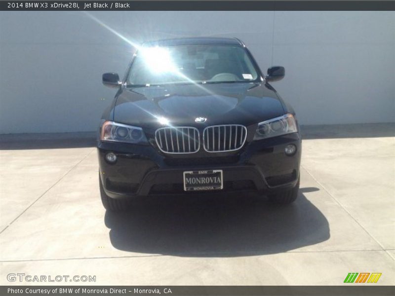 Jet Black / Black 2014 BMW X3 xDrive28i