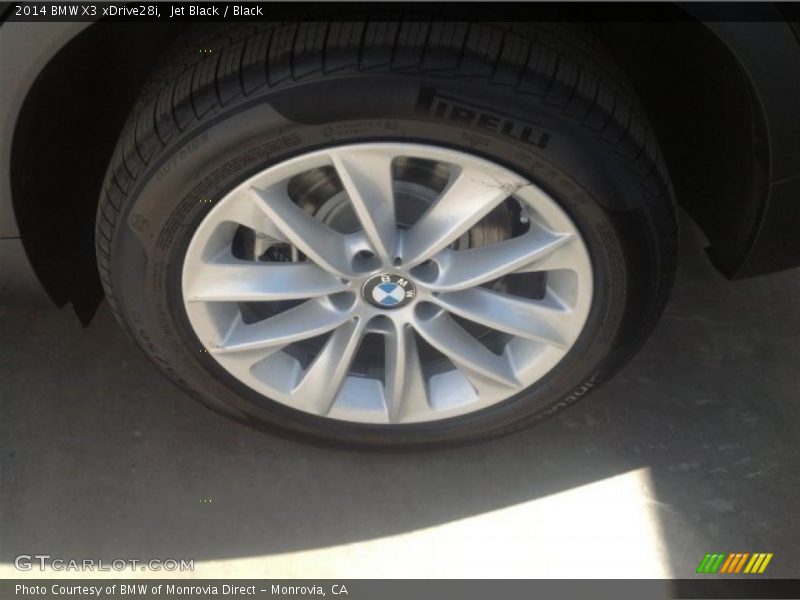 Jet Black / Black 2014 BMW X3 xDrive28i