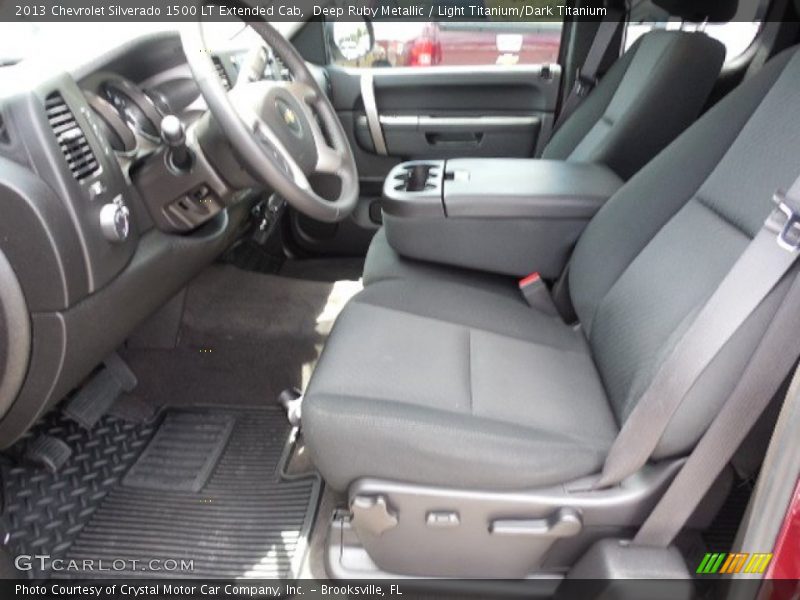 Deep Ruby Metallic / Light Titanium/Dark Titanium 2013 Chevrolet Silverado 1500 LT Extended Cab