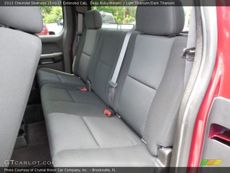 Deep Ruby Metallic / Light Titanium/Dark Titanium 2013 Chevrolet Silverado 1500 LT Extended Cab