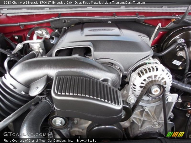 Deep Ruby Metallic / Light Titanium/Dark Titanium 2013 Chevrolet Silverado 1500 LT Extended Cab