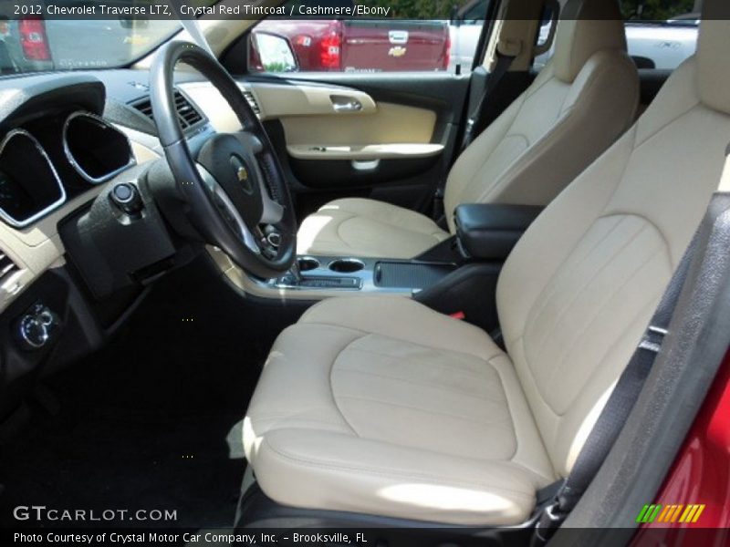 Crystal Red Tintcoat / Cashmere/Ebony 2012 Chevrolet Traverse LTZ