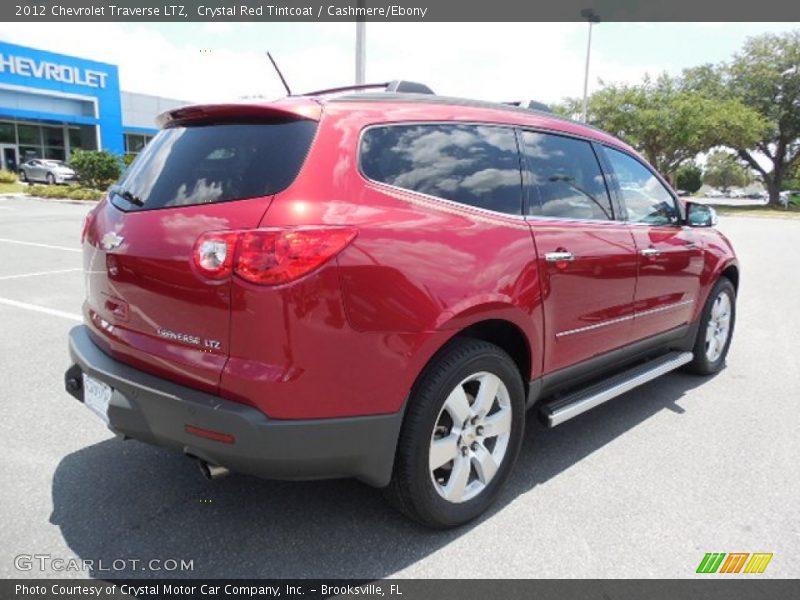 Crystal Red Tintcoat / Cashmere/Ebony 2012 Chevrolet Traverse LTZ